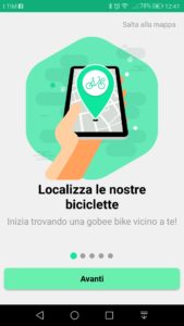 GoBeeBike; Firenze;