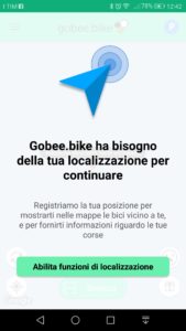 GoBeeBike; Firenze;