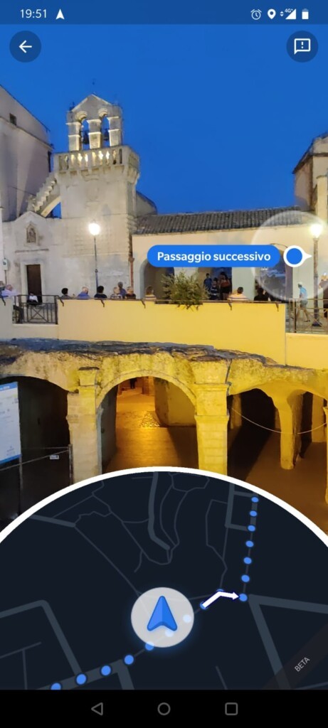 Google AR; Matera;