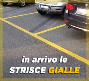 Strisce gialle, auto