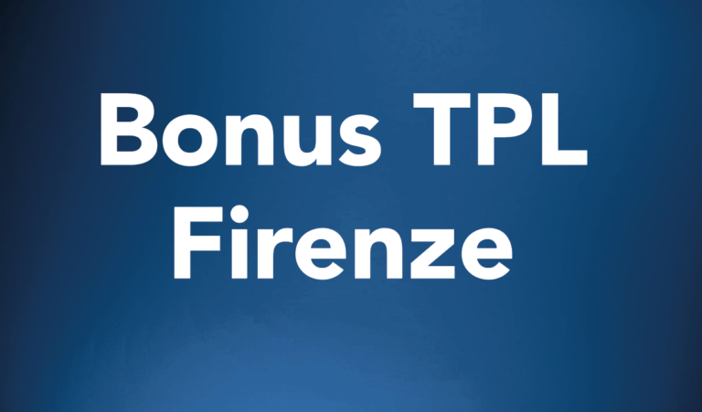 bonus; tpl; firenze;