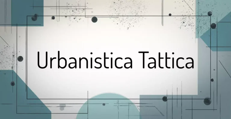 Urbanistica Tattica; Firenze;