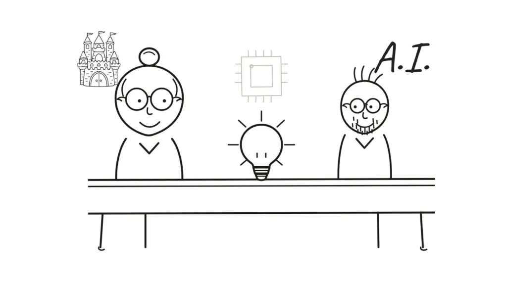 La luce; intelligenza artificiale; disegno;