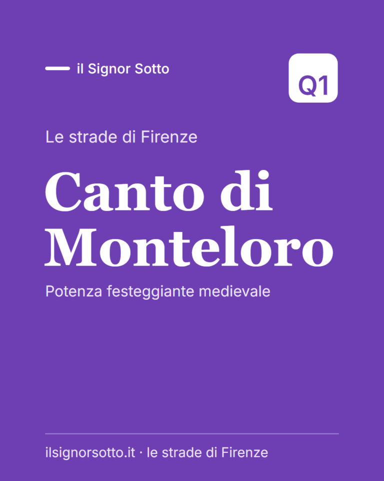 Canto di Monteloro, Quartiere 1 Firenze