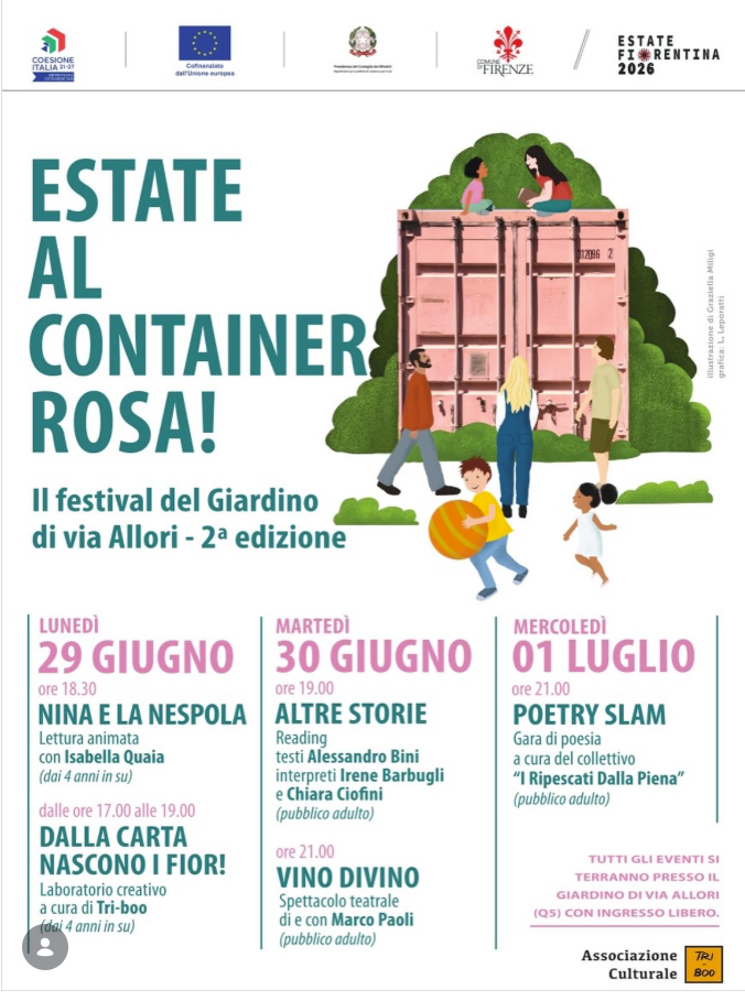 Locandina di Estate al Container Rosa