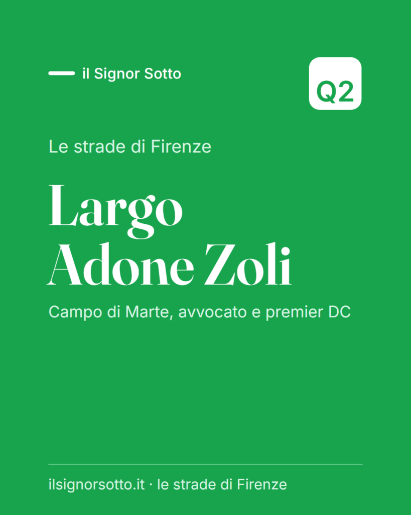 Largo Adone Zoli, Quartiere 2 Firenze