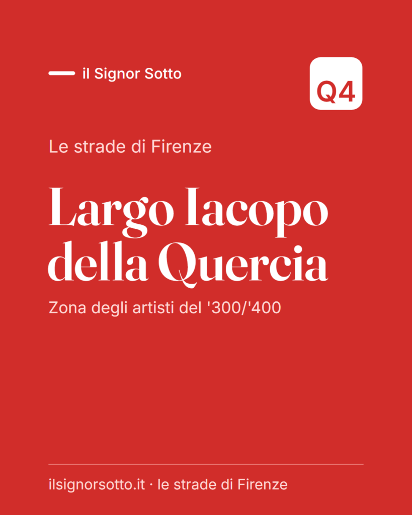 Largo Iacopo della Quercia, Quartiere 4 Firenze