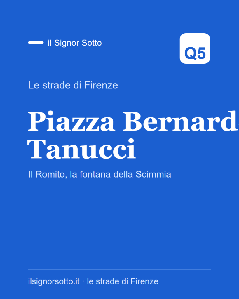 Piazza Bernardo Tanucci, Quartiere 5 Firenze