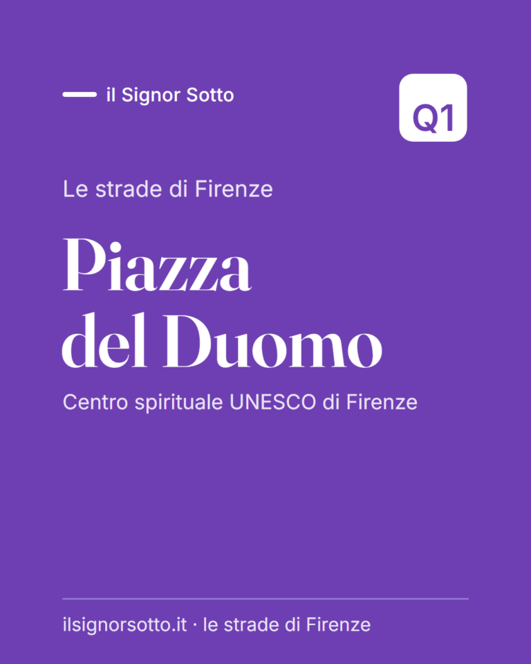 Piazza del Duomo, Quartiere 1 Firenze