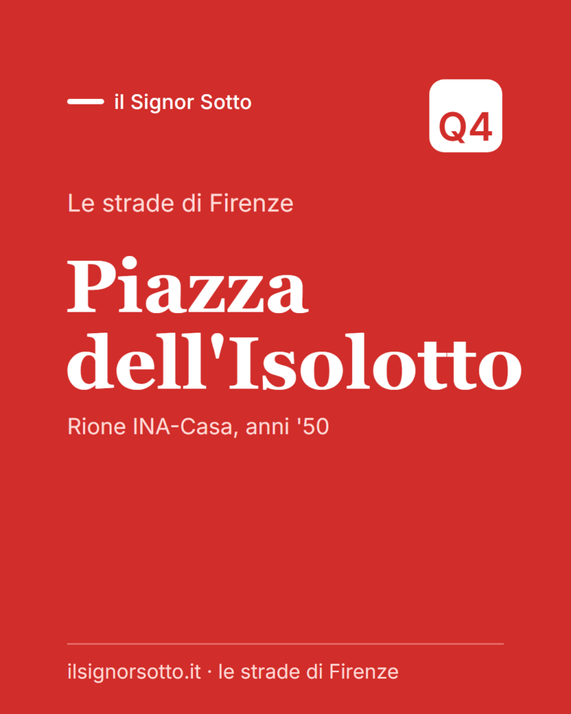 Piazza dell’Isolotto, Quartiere 4 Firenze