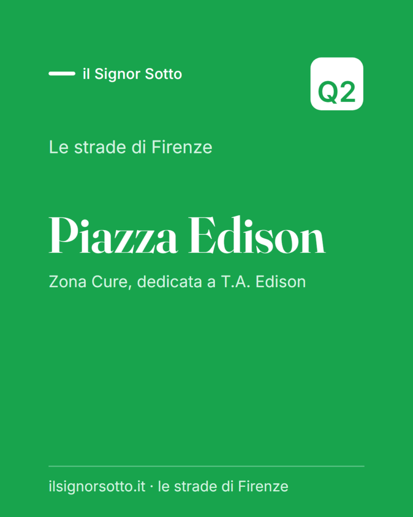 Piazza Edison, Quartiere 2 Firenze