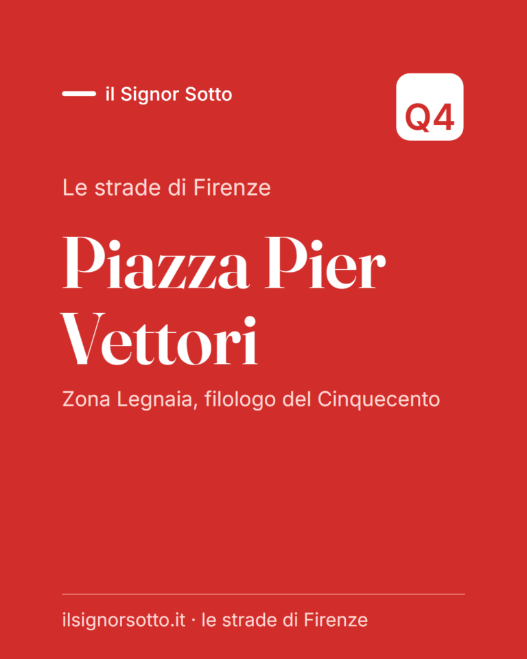 Piazza Pier Vettori, Quartiere 4 Firenze