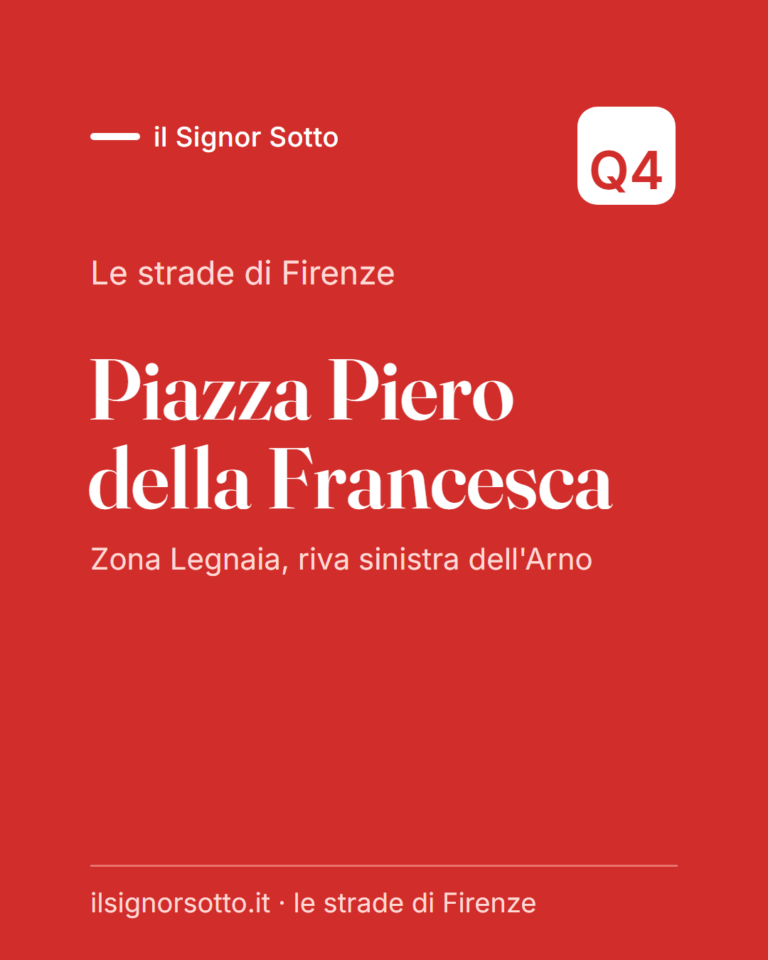 Piazza Piero della Francesca, Quartiere 4 Firenze