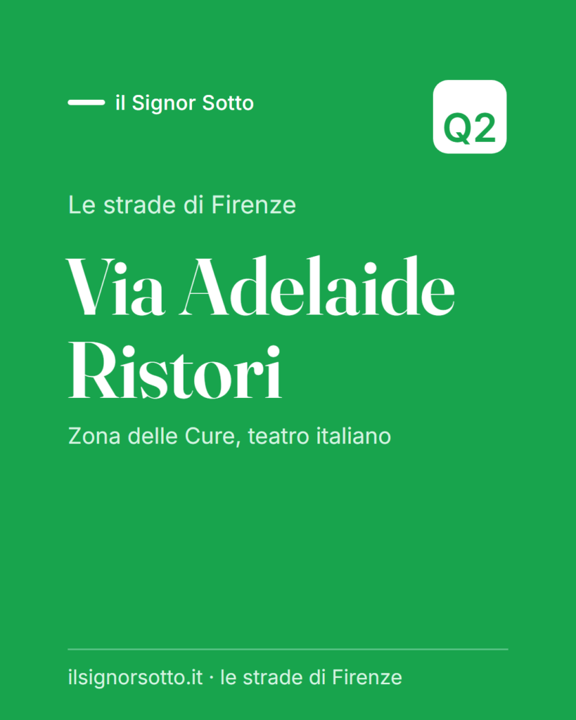 Via Adelaide Ristori, Quartiere 2 Firenze