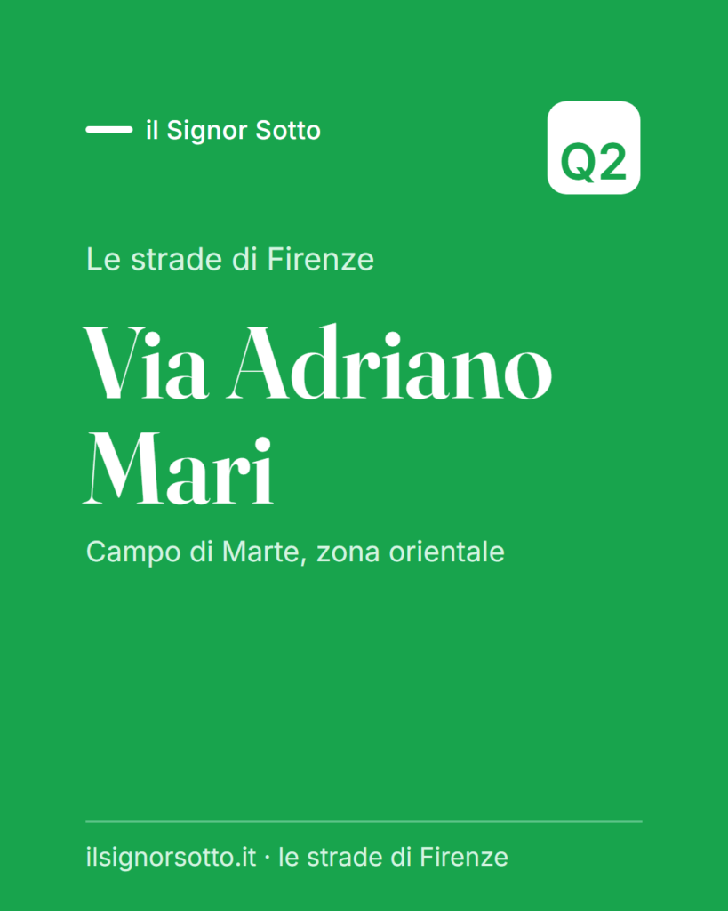 Via Adriano Mari, Quartiere 2 Firenze