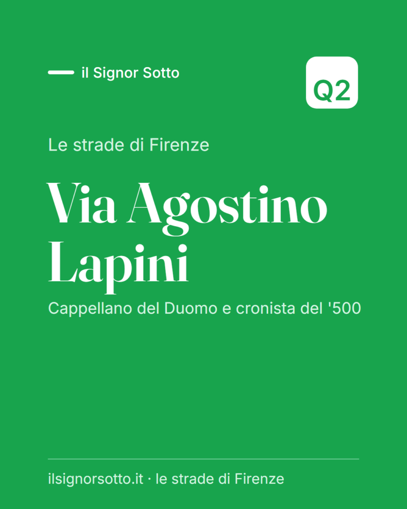 Via Agostino Lapini, Quartiere 2 Firenze