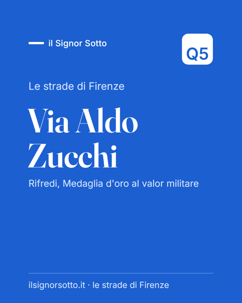 Via Aldo Zucchi, Quartiere 5 Firenze