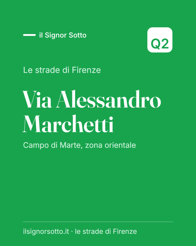 Via Alessandro Marchetti, Quartiere 2 Firenze