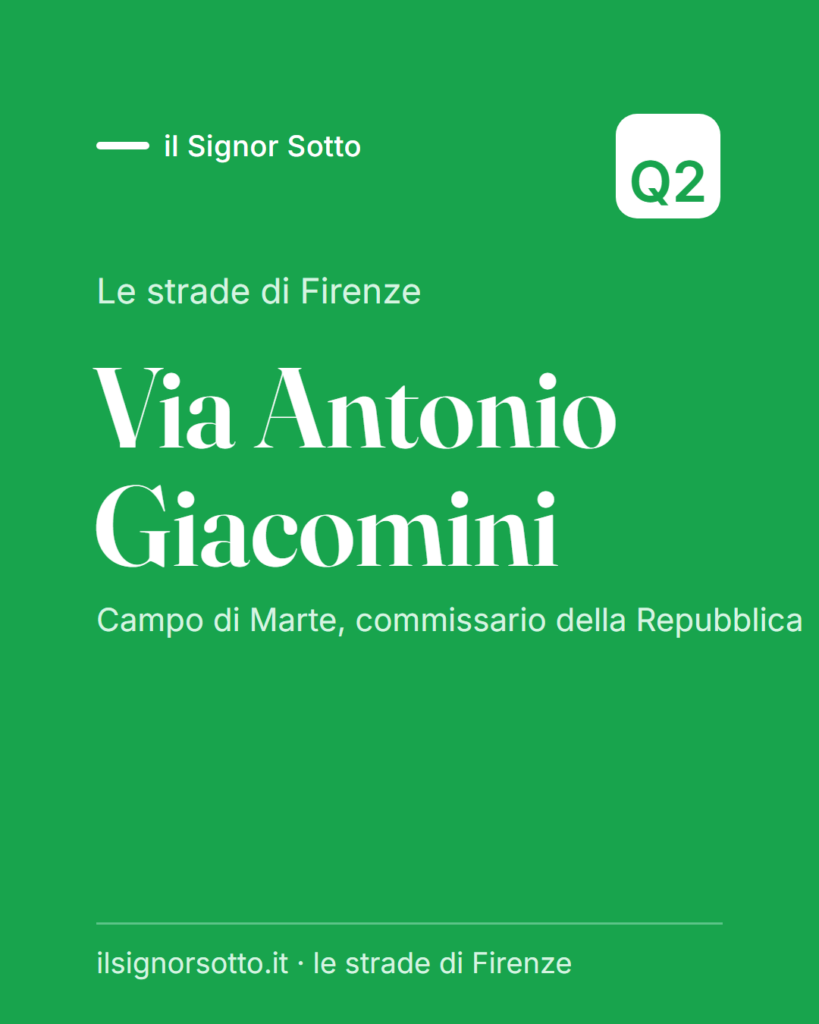 Via Antonio Giacomini, Quartiere 2 Firenze