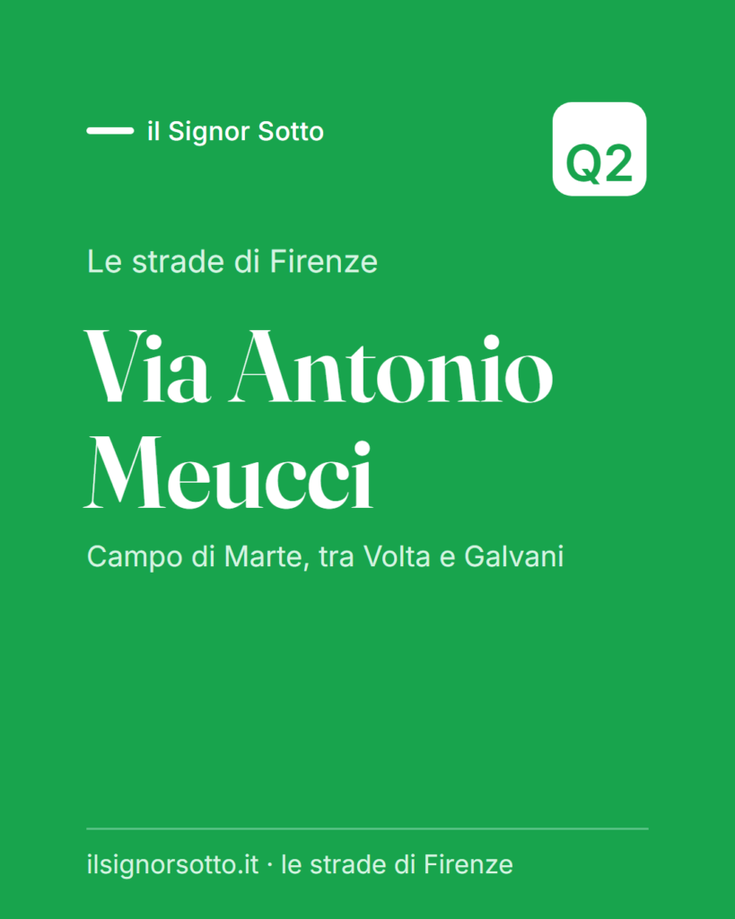 Via Antonio Meucci, Quartiere 2 Firenze