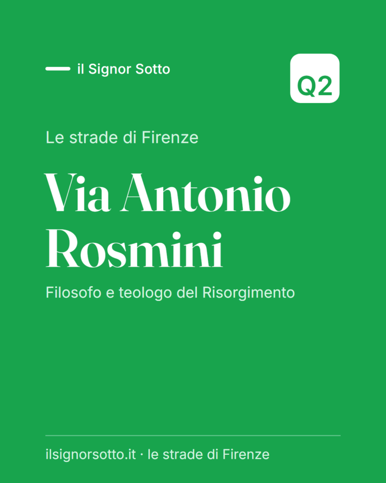 Via Antonio Rosmini, Quartiere 2 Firenze
