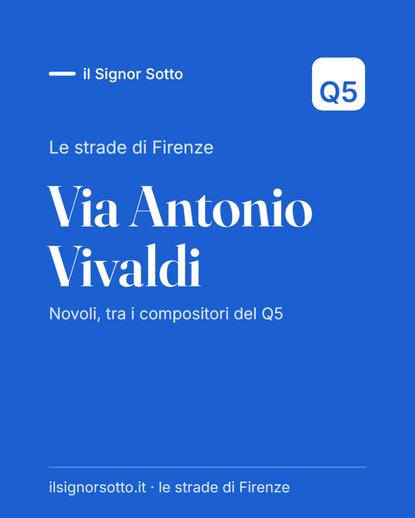 Via Antonio Vivaldi, Quartiere 5 Firenze