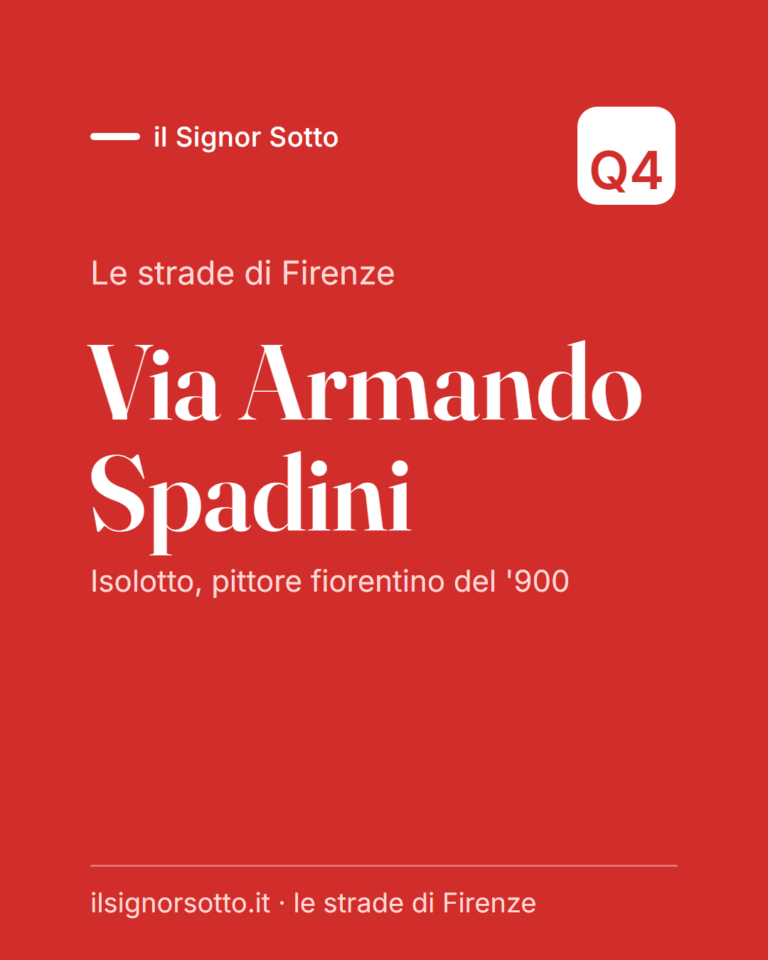 Via Armando Spadini, Quartiere 4 Firenze