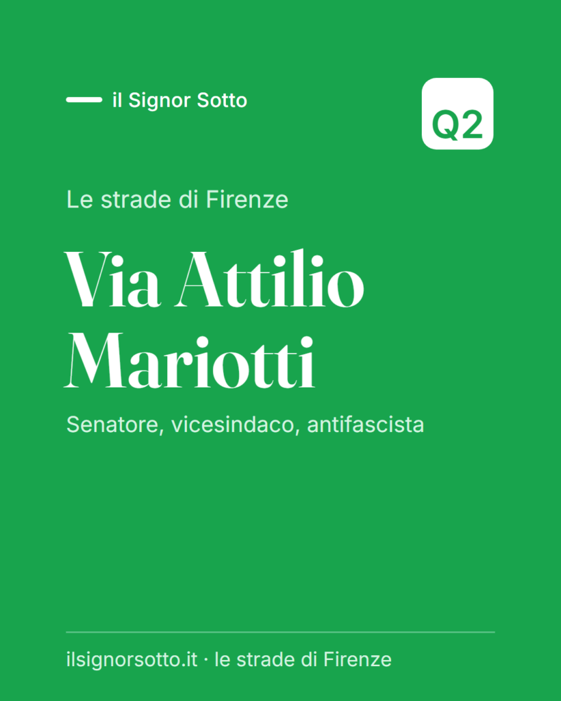 Via Attilio Mariotti, Quartiere 2 Firenze