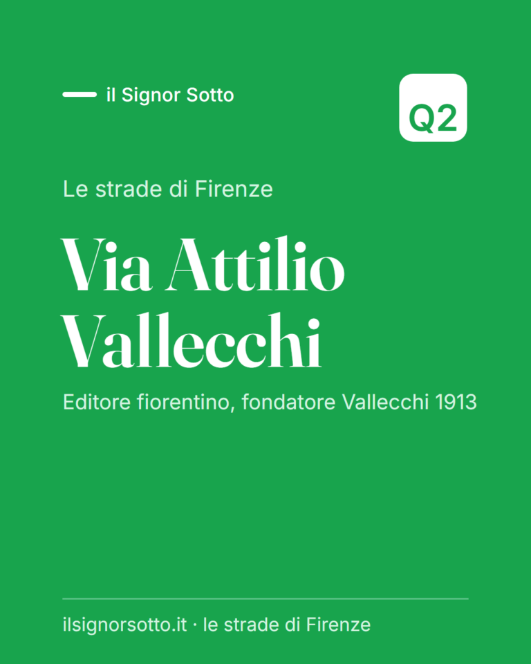 Via Attilio Vallecchi, Quartiere 2 Firenze