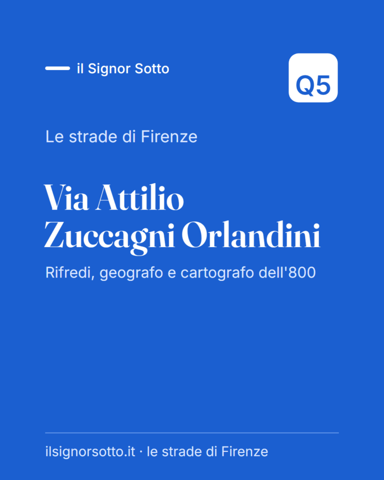 Via Attilio Zuccagni Orlandini, Quartiere 5 Firenze