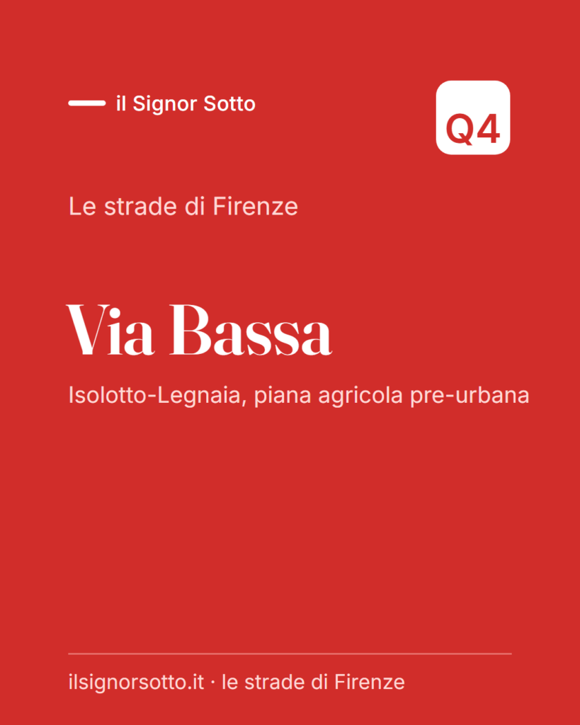 Via Bassa, Quartiere 4 Firenze