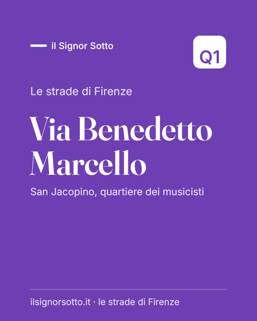 Via Benedetto Marcello, Quartiere 1 Firenze