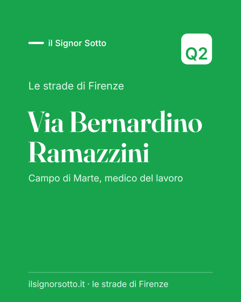 Via Bernardino Ramazzini, Quartiere 2 Firenze