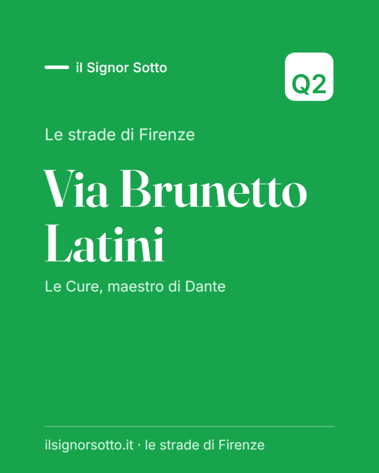 Via Brunetto Latini, Quartiere 2 Firenze