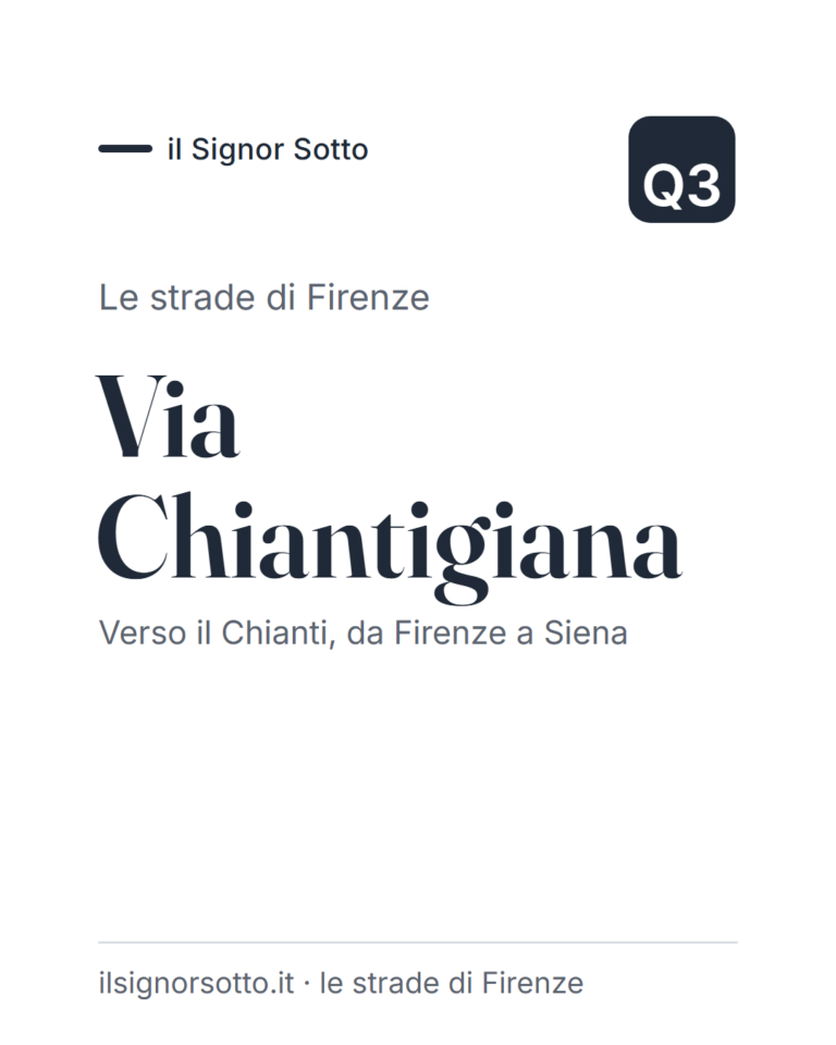 Via Chiantigiana, Quartiere 3 Firenze