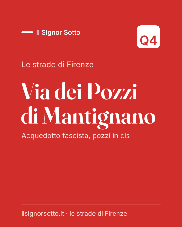 Via dei Pozzi di Mantignano, Quartiere 4 Firenze