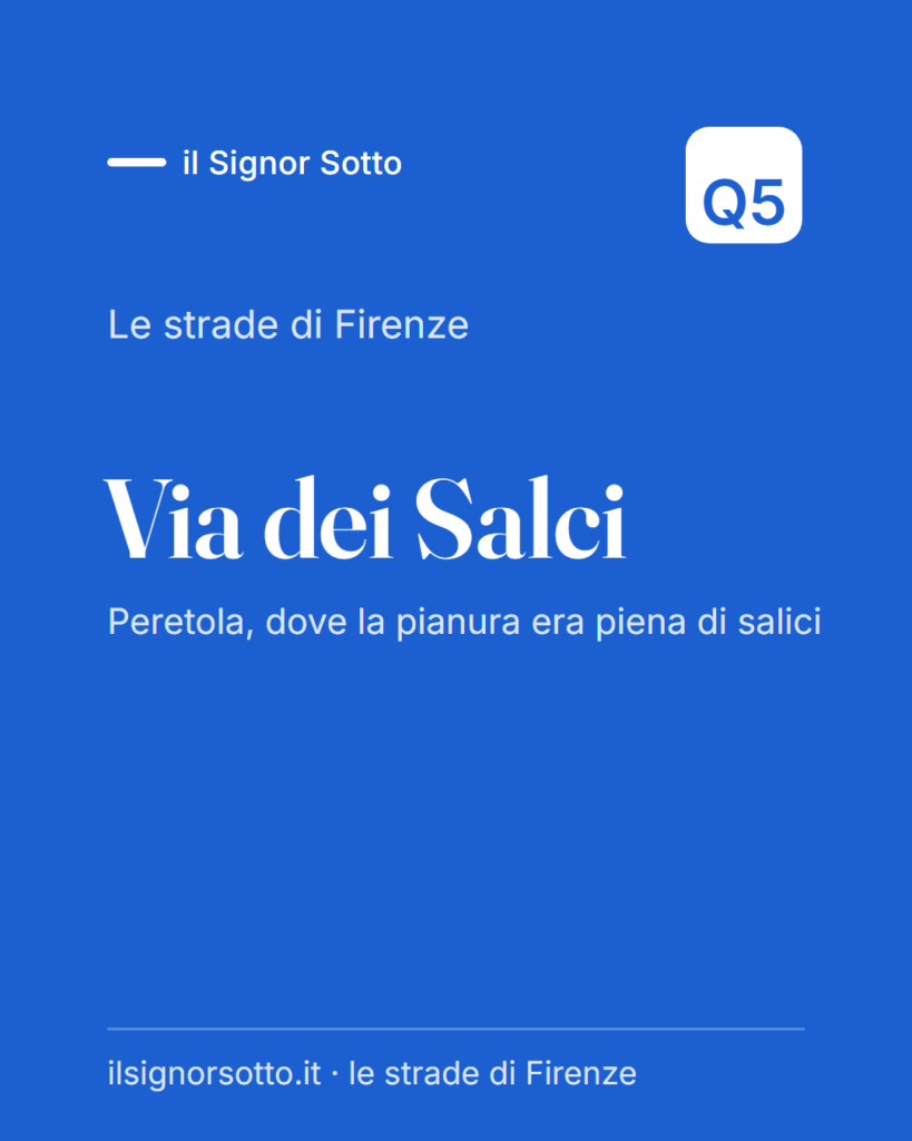 Via dei Salci, Quartiere 5 Firenze