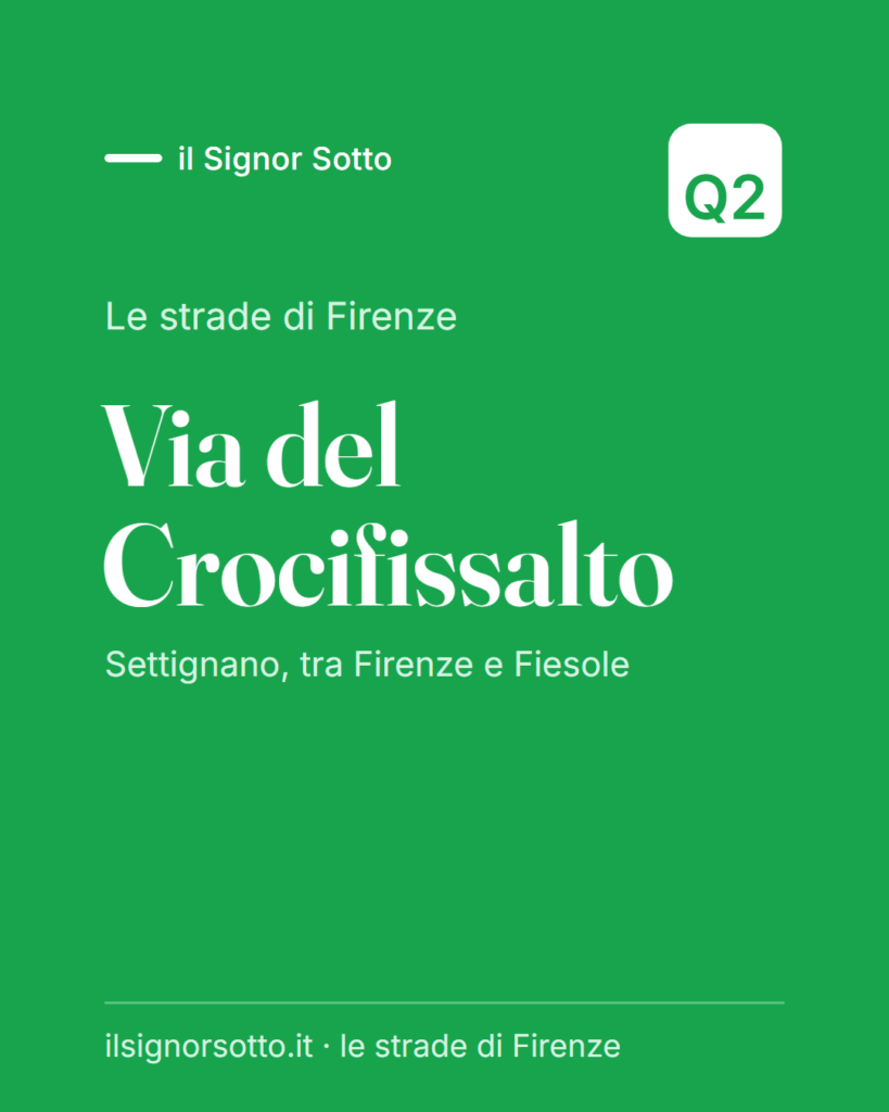 Via del Crocifissalto, Quartiere 2 Firenze