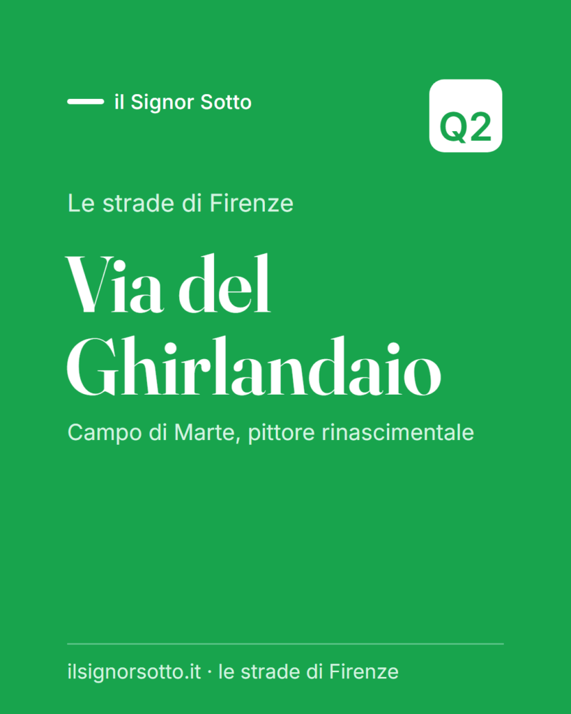 Via del Ghirlandaio, Quartiere 2 Firenze