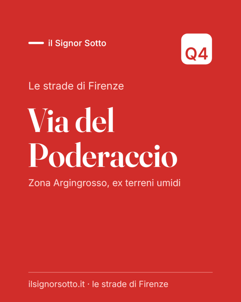 Via del Poderaccio, Quartiere 4 Firenze