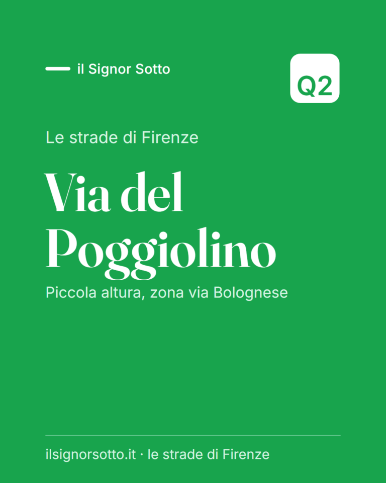 Via del Poggiolino, Quartiere 2 Firenze