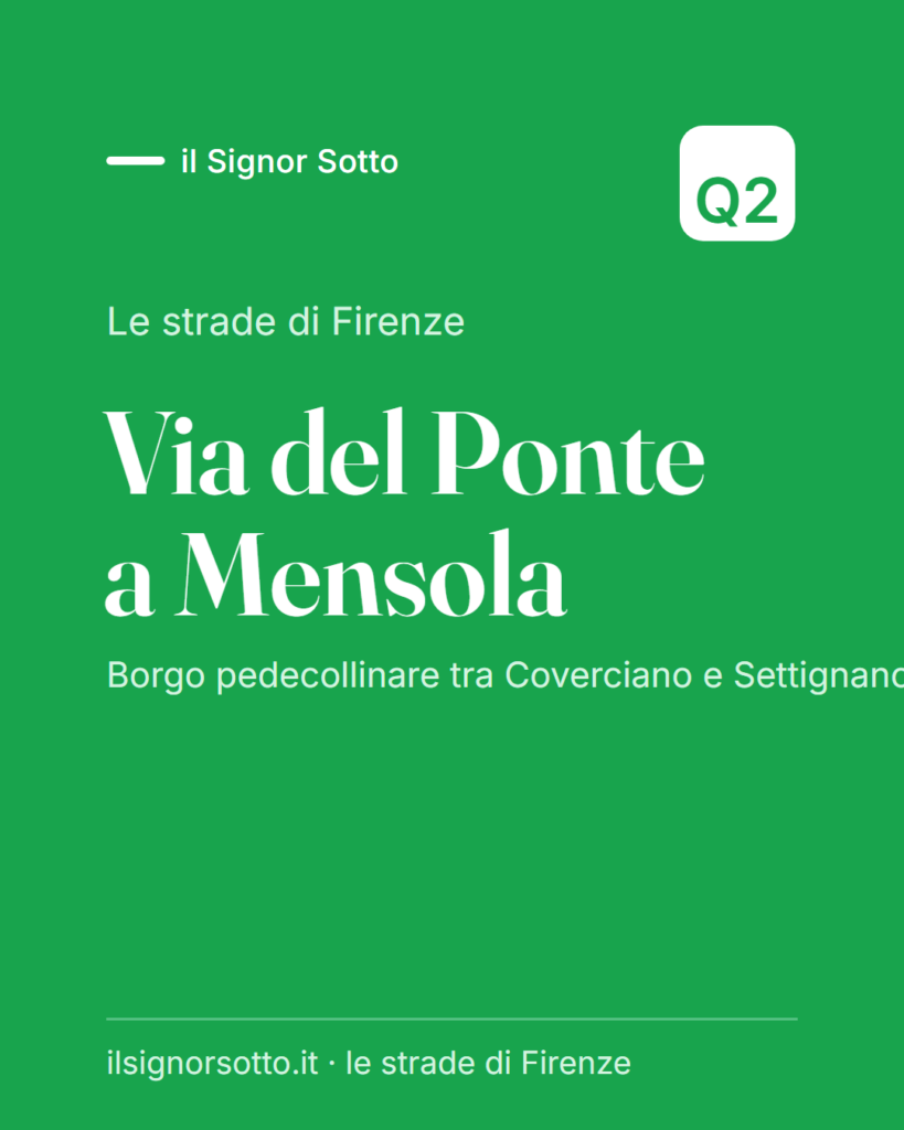 Via del Ponte a Mensola, Quartiere 2 Firenze