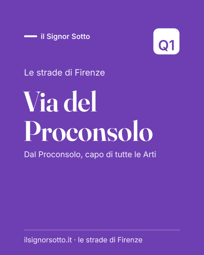 Via del Proconsolo, Quartiere 1 Firenze