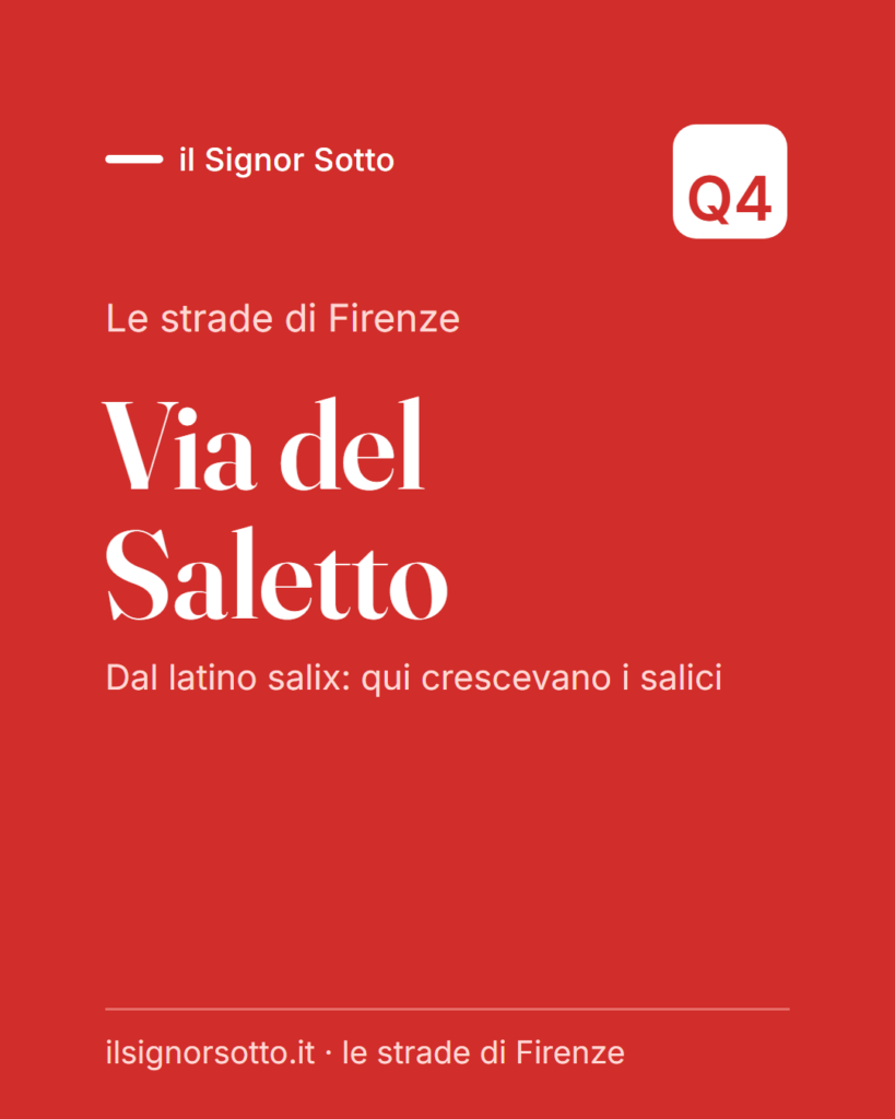 Via del Saletto, Quartiere 4 Firenze