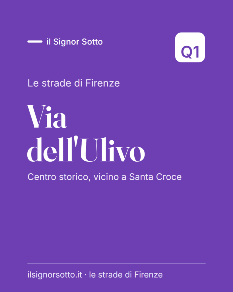 Via dell’Ulivo, Quartiere 1 Firenze