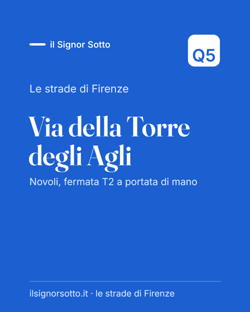 Via della Torre degli Agli, Quartiere 5 Firenze