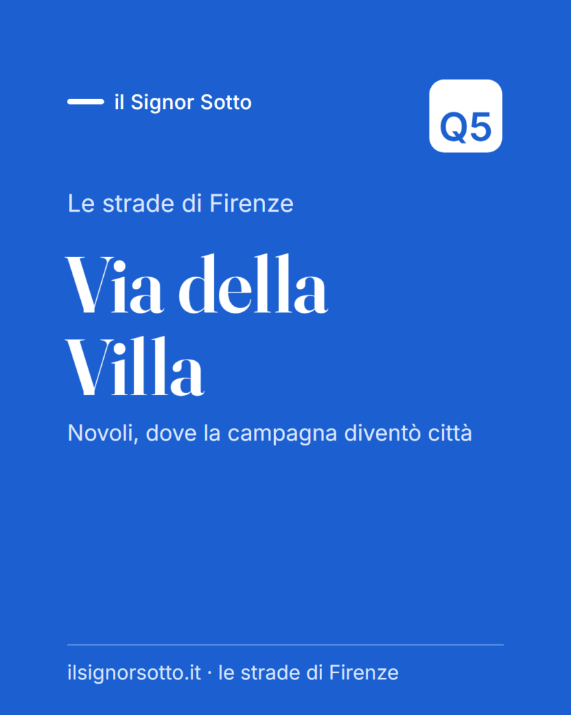 Via della Villa, Quartiere 5 Firenze