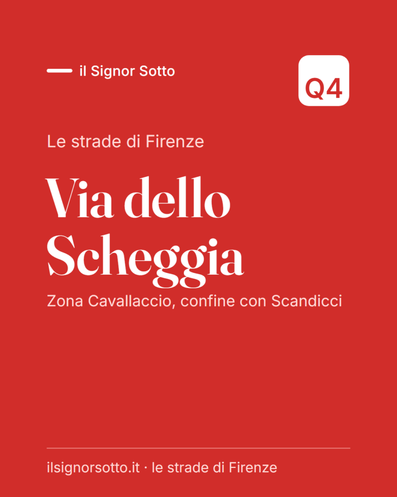 Via dello Scheggia, Quartiere 4 Firenze
