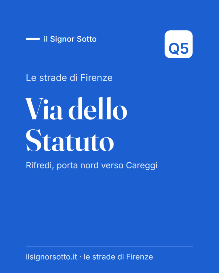 Via dello Statuto, Quartiere 5 Firenze