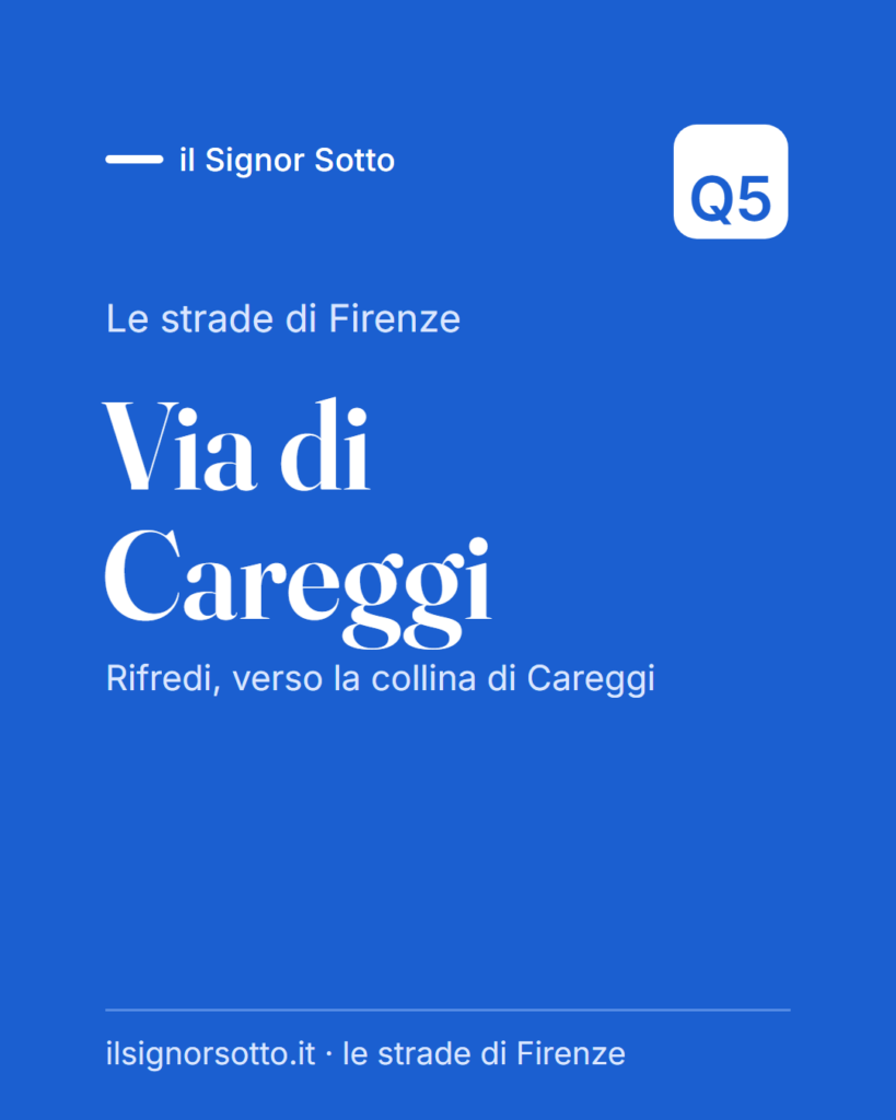 Via di Careggi, Quartiere 5 Firenze